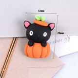 10pcs Halloween Resin Patch for DIY Phone Case Hair Clip Earrings