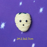 10pcs Halloween Skull Mummy Resin Patch for DIY Crafts R57