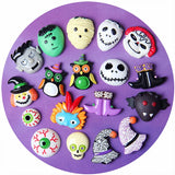 10pcs Halloween Skull Mummy Resin Patch for DIY Crafts R57