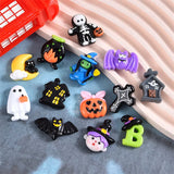 10pcs Halloween Ghost Skull Spider Resin Patch DIY Craft Making R178