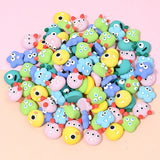 10pcs Halloween Monster Resin Patch DIY Phone Hair Earrings Charms