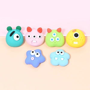 10pcs Halloween Monster Resin Patch DIY Phone Hair Earrings Charms