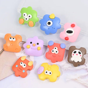 10pcs Halloween Monster Resin Patch for DIY Crafts R56