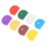 10pcs Random Hollow Rubber Soft Key Locks Keys Cap Key Covers Topper Keyring