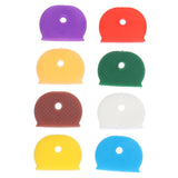 10pcs Random Hollow Rubber Soft Key Locks Keys Cap Key Covers Topper Keyring