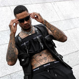 BYBB'S DARK Tactical Shoulder Bag Chest Rig Male Waist Pack Adjustable WB618
