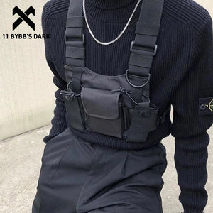 BYBB'S DARK Function Tactical Chest Bag Hip Hop Streetwear Men