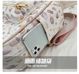 11 Inch Women Backpack, Cute Animal Print Schoolbag for Teenager