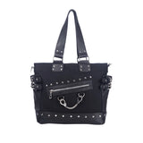 Canvas Rivet Large Tote Bag Lady Shoulder Bag