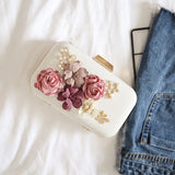 Women Flowers Clutch Bag Lady Evening Bag
