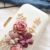 Women Flowers Clutch Bag Lady Evening Bag