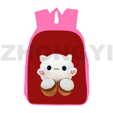 12/16 Inch Aphmau Backpacks for Teen Girls 3D Anime Pink