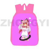 12/16 Inch Aphmau Backpacks for Teen Girls 3D Anime Pink