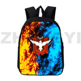 12/16 Inch Fire Garena Anime Nylon Bags Kids Cartoon Mens Book Bag