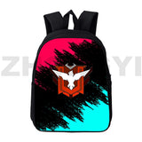 12/16 Inch Game Fire Garena 3D Backpack Daily Travel Shoulder Handbag