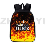 12/16 Inch Goose Goose Duck 3D Print Backpacks for Kids