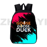 12/16 Inch Goose Goose Duck 3D Print Backpacks for Kids