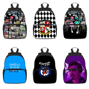 12/16 Inch Umbrella Academy Backpack for Boys Girls School Bag Teenagers Harajuk