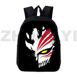 12/16 Inch Bleach 3D Print Backpack Kurosaki Ichigo Canvas School Bags