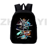 12/16 Inch Bleach 3D Print Backpack Kurosaki Ichigo Canvas School Bags