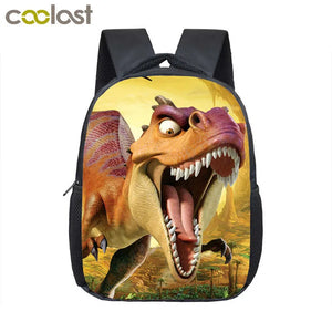 12 Inch Dinosaur Backpacks for Kids, School Bags, Boys Backpack