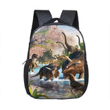 12 Inch Dinosaur Backpacks for Kids, School Bags, Boys Backpack