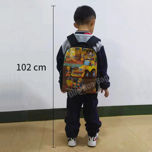 12" Kids Backpack Horse Kindergarten Bags Boys Girls Mochila Infantil
