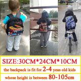 12 Inch Farm Tractor Print Kids Backpack