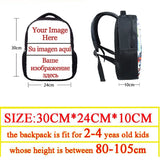 12 Inch Farm Tractor Print Kids Backpack