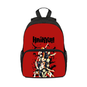 12 Inch Fly High Haikyuu Children's Backpacks Nekoma 3D