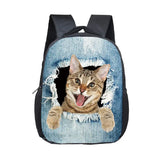 12" Galaxy Angel Cat Backpack for Kids