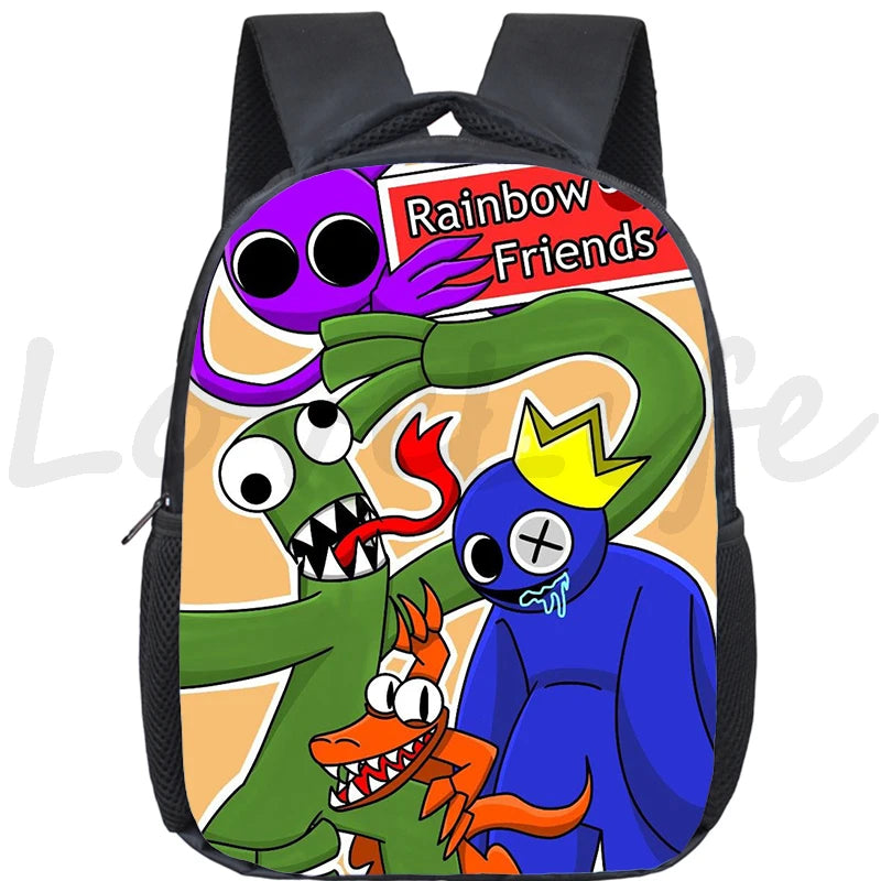 Kids 12 Inch Rainbow Backpack Waterproof School Bag