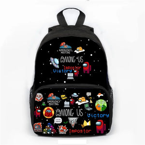 12 Inch Kids Backpack 3D Printing Lightening School Bag Polyester Waterproof
