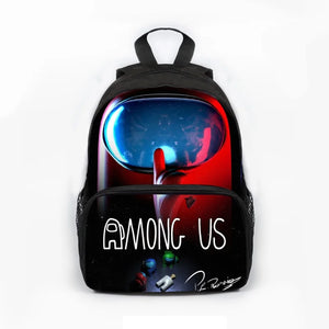 12 Inch Kids Backpack 3D Printing Lightening School Bag Polyester Waterproof