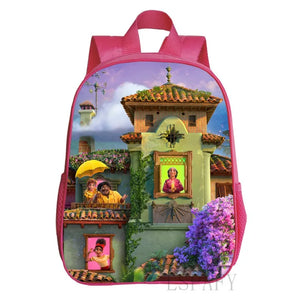 12 Inch Kids Encanto Mirabel Backpack Print Child Kindergarten School Bags