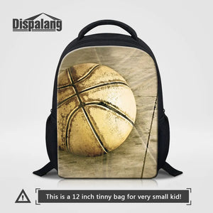 12 Inch School Backpack for Kids Sublimation Printing Football Bookbag