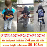 12 Inch Steam Locomotive Train Toddler Backpack School Bag Boys Girls Kindergart