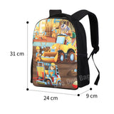 12 Inch Toddler Backpack for Kids, Small Book Bag for Boys