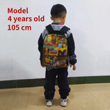 12 Inch Toddler Backpack for Kids, Small Book Bag for Boys