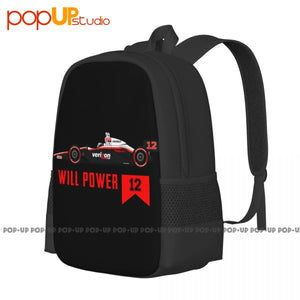 Will Power Indycar Racing Backpack Large Capacity Training Sports Bag
