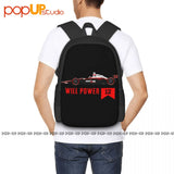 Will Power Indycar Racing Backpack Large Capacity Training Sports Bag