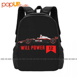 Will Power Indycar Racing Backpack Large Capacity Training Sports Bag