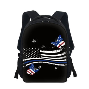 American Flag Pattern Boys Kids Backpack Small School Bag