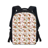 Casual Kindergarten Book Bag Small School Bags Animal Flowers Printed Boys K