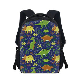 12" Dinosaur Printed Kids Backpack School Bag