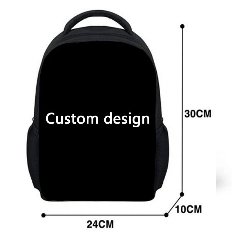 12Inch Soccer Printed Kids Backpack for School