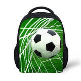 12Inch Soccer Printed Kids Backpack for School