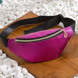 12PCS Waist Pack Solid Fanny Pack Money Phone Pouch Belly Bag