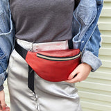 12PCS Waist Pack Solid Fanny Pack Money Phone Pouch Belly Bag