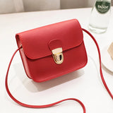 12PCS Women Messenger Bags Solid Lock Shoulder Crossbody Phone Beach Bag